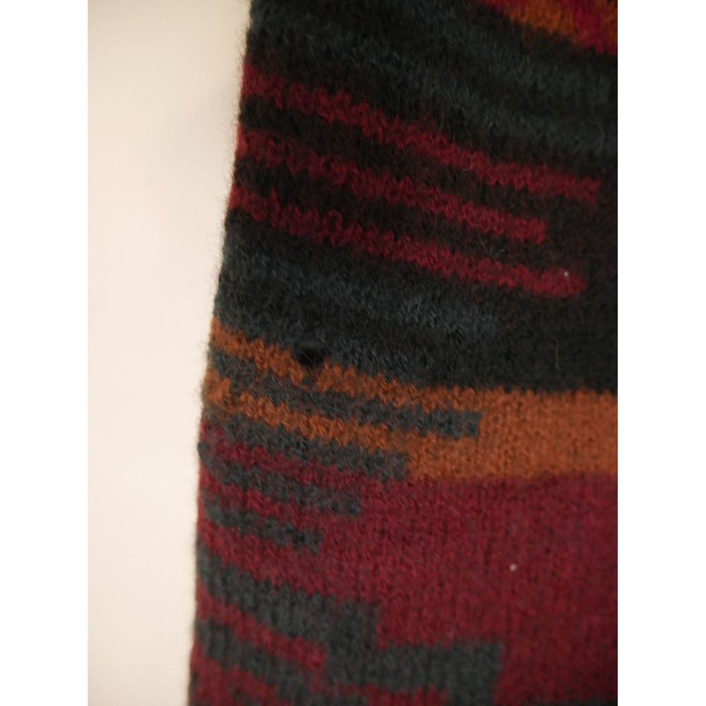 Vintage Cabelas Women's Sz M 100% Wool Sweater Vest Southwestern Made in USA - Picture 3 of 7